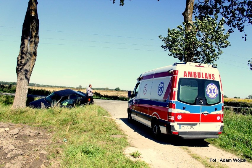 Wypadek na trasie Białogard - Karlino