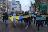 Milczenie, które krzyczy przeciwko wojnie na Ukrainie. Marsz w Bytowie