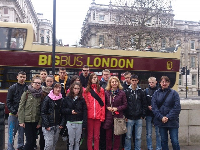 Uczniowie z Wierzchucina Królewskiego pojechali do Londynu