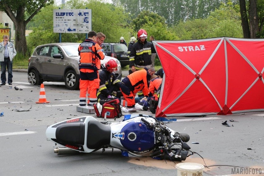 Tragiczny wypadek w Opolu. Nie żyje 28-letni motocyklista
