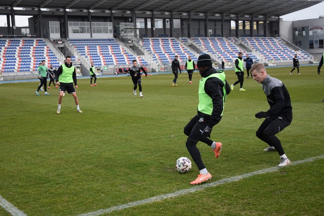 Piątkowy trening piłkarzy Radomiaka.