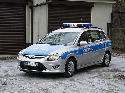 Samochody policji Hyundai i30