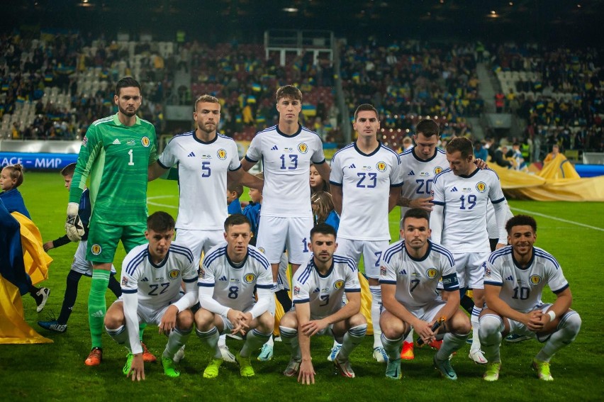 Mecz Ukraina - Szkocja na stadionie Cracovii
