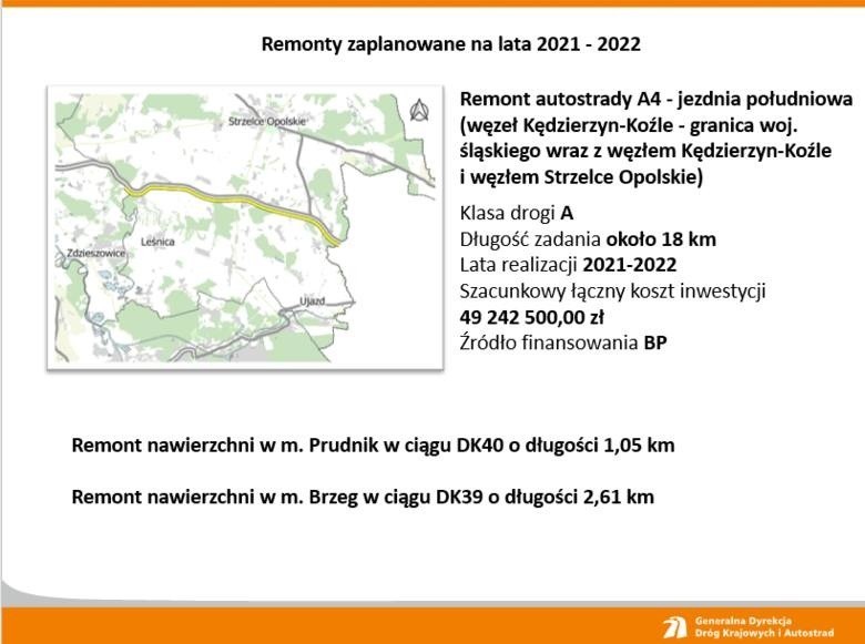 Będzie remont opolskiego odcinka autostrady i rozbudowa...