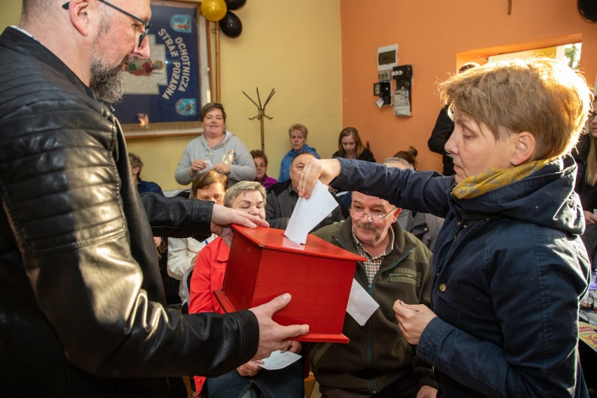 Na zebranie wiejskie w Lutówku przyszło tylu mieszkańców, że...