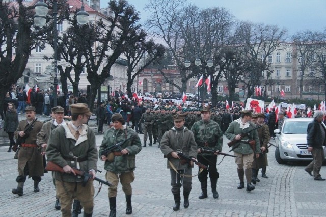 W marszu w Przemyślu wzięło udział ponad 3 tys. osób.