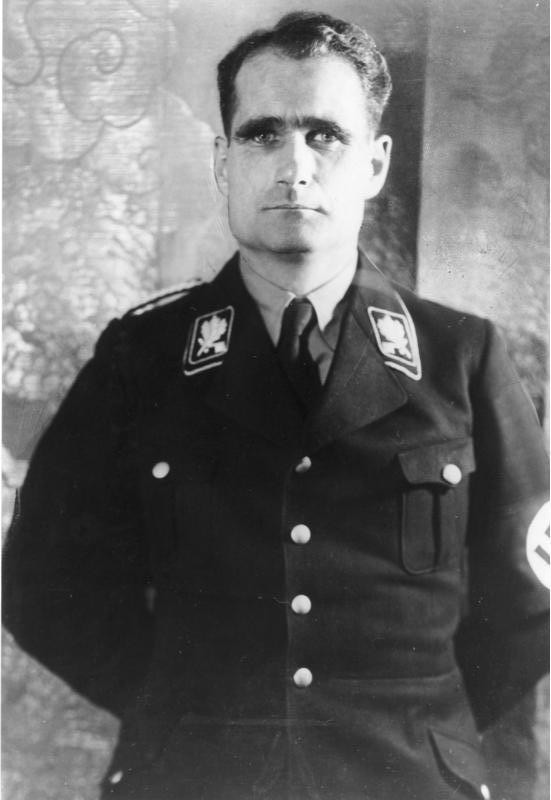 Rudolf Hess, prawa ręka Hitlera był jednym z czołowych...