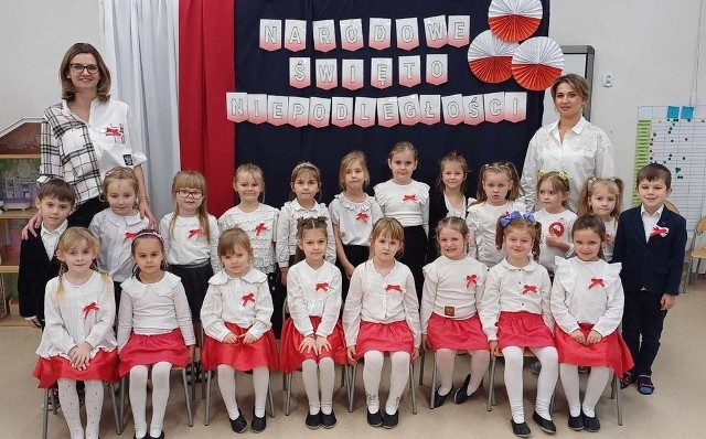 Obchody Święta Niepodległości w Przedszkolu nr 8 w Koszalinie.