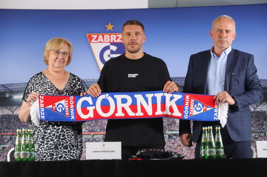 Łukasz Podolski podpisał roczny kontrakt z Górnikiem Zabrze...
