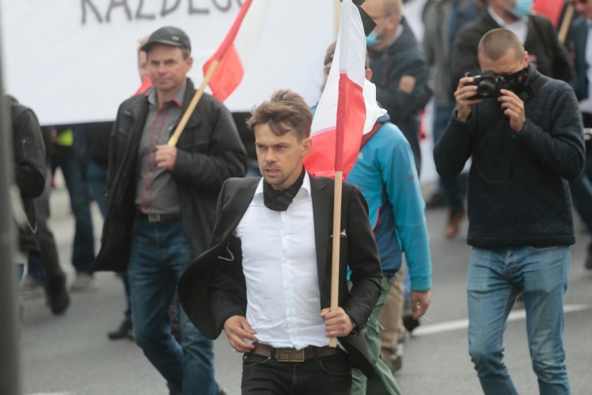 Protest rolników w Warszawie. 30 września 2020 poszli pod sejm i Pałac Prezydencki [zdjęcia]