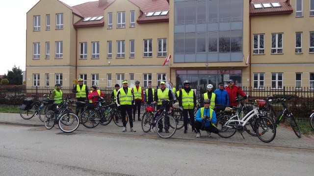 Rowerzyści ze Zwolenia podsumowali tym rajdem 2019 rok. Cykliści przejechali podczas niego łącznie około 1300 kilometrów.