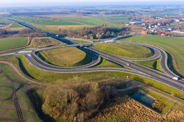 Jak prezentuje się droga ekspresowa S6 na odcinku Kiełpino - Koszalin z lotu ptaka? Zobaczcie zdjęcia!