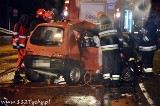 Groźny wypadek w Tychach na alei Piłsudskiego. Kobieta straciła panowanie na zakręcie drifterów