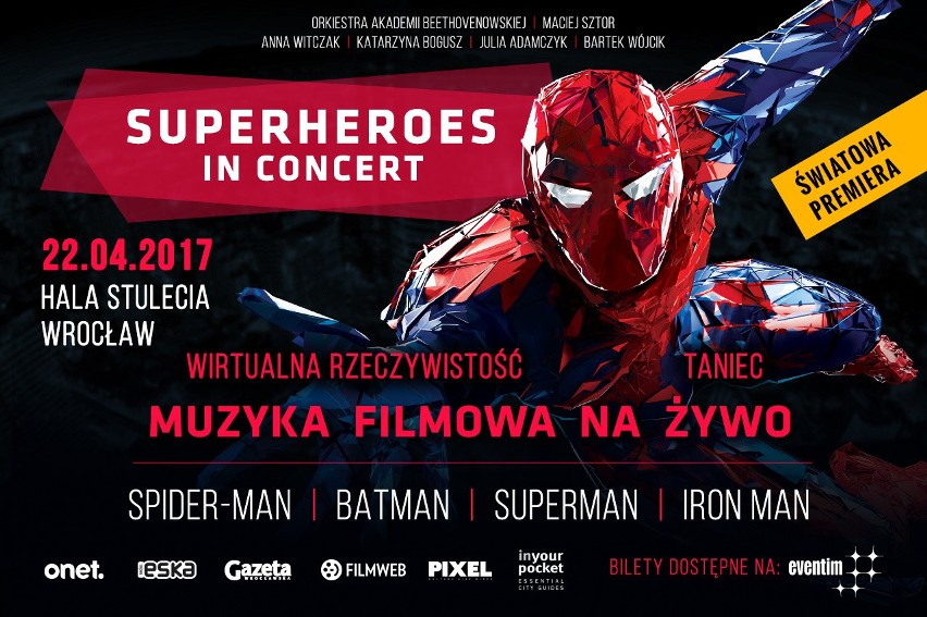 Po raz pierwszy w Polsce muzyka filmowa ze Spider-Mana, Iron Mana i Batmana w jednym miejscu na żywo