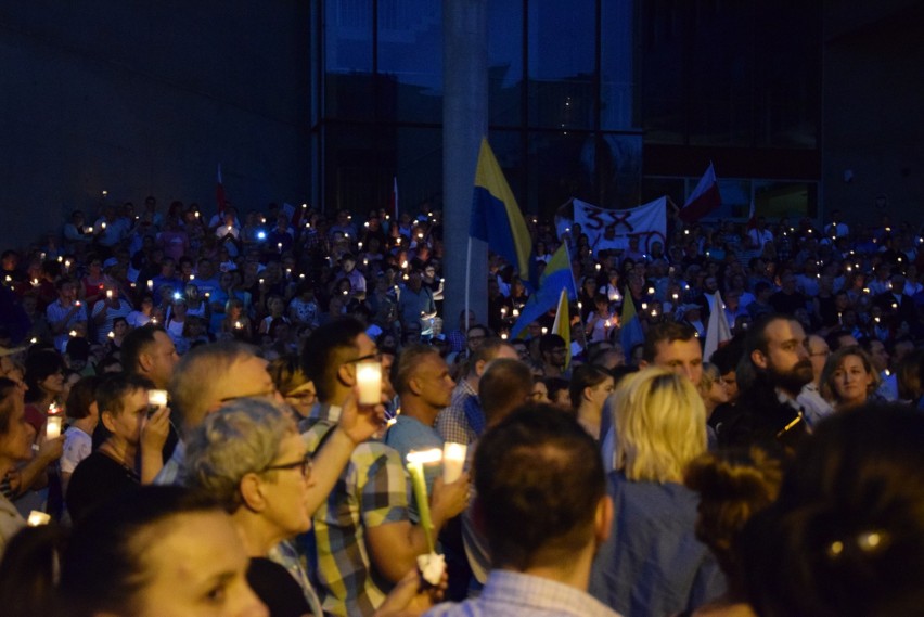 Czwartkowy protest przed Sądem Okręgowym w Katowicach