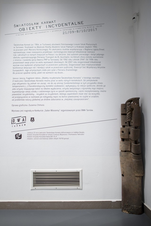 Otwarcie wystawy"Obiekty incydentalne" w Tarnowie