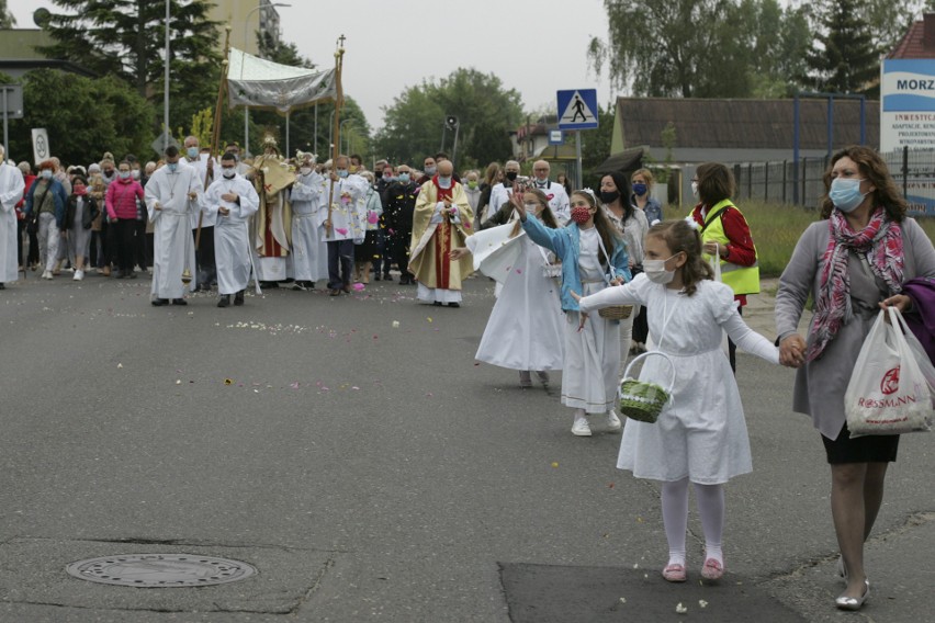 Procesja Bożego Ciała w Słupsku.