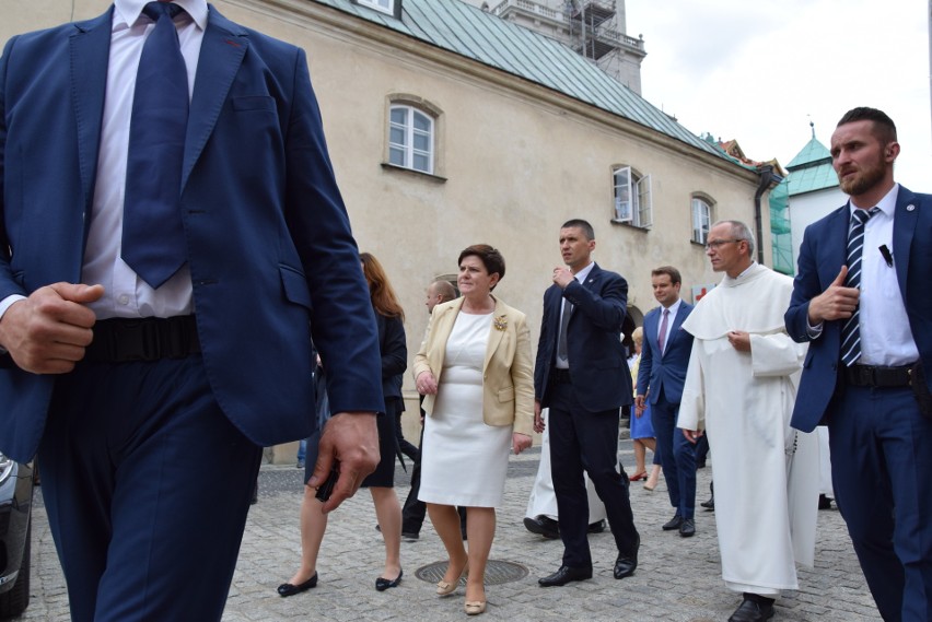 Premier Beata Szydło na Jasnej Górze na mszy prymicyjnej...