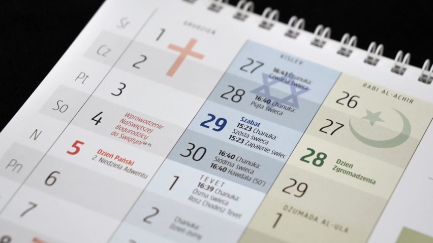 W grudniu wydano czwarty poznański, ekumeniczny kalendarz...