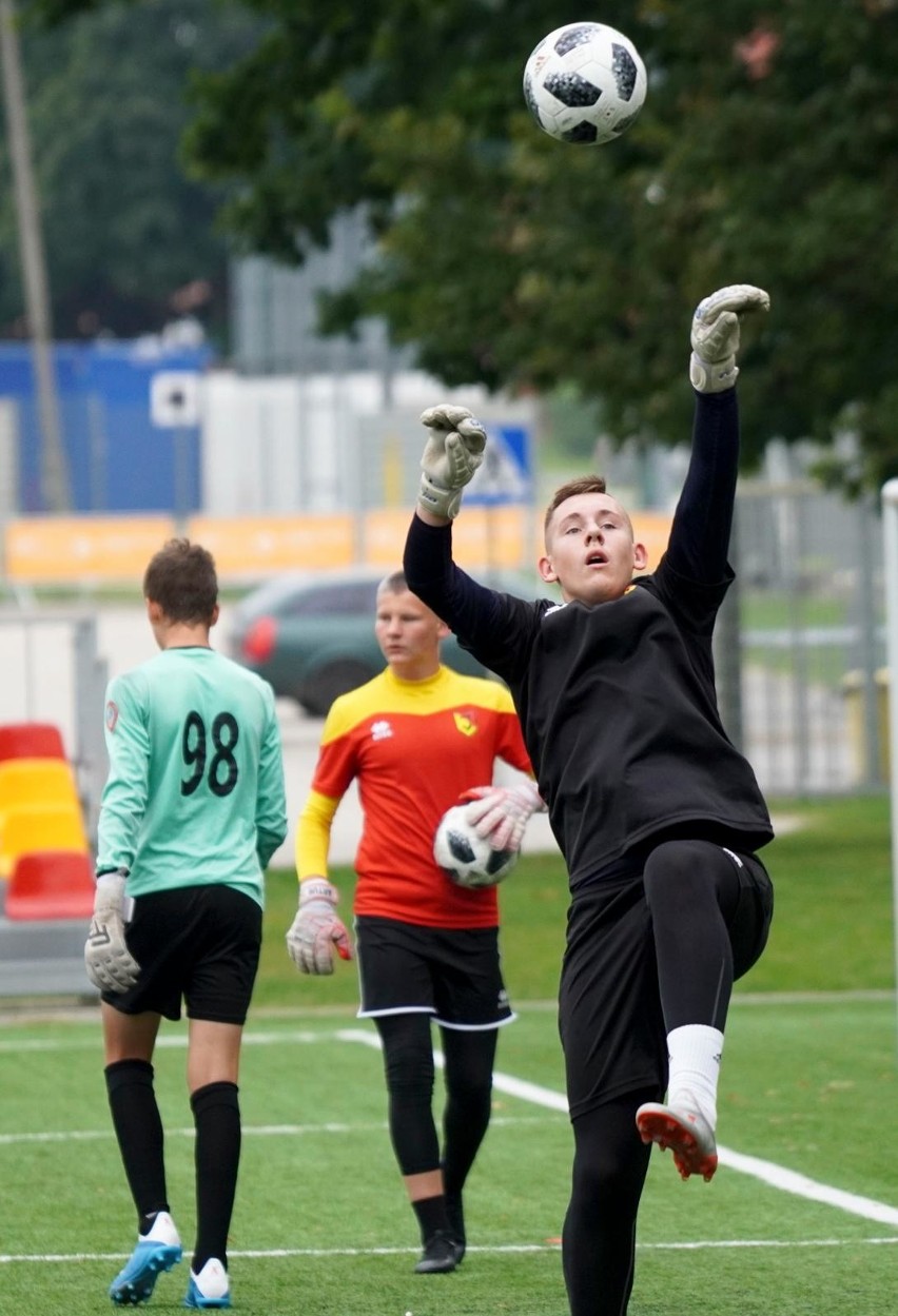 Trening Jagiellonii z rocznika 2005 prowadzonej przez...