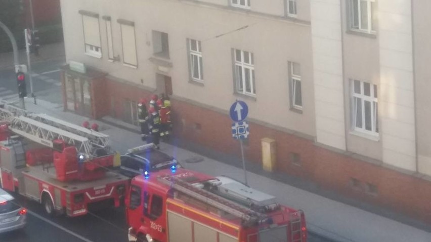 Poznańscy strażacy zostali wezwani przez policję na pomoc....