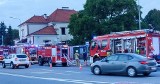 Pożar budynku mieszkalnego pod Krakowem. Palił się dom tuż przy drodze krajowej