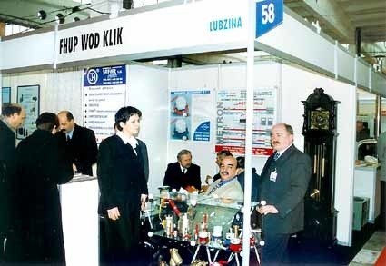 Firma często uczestniczy w wystawach branżowych. Pierwszy z prawej - właściciel firmy, Ludwik Para.