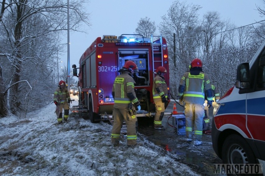 Wypadek na ul. Wrocławskiej w Opolu.