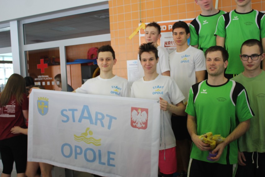 Pływacy Startu Opole na zawodach w Bruntalu.