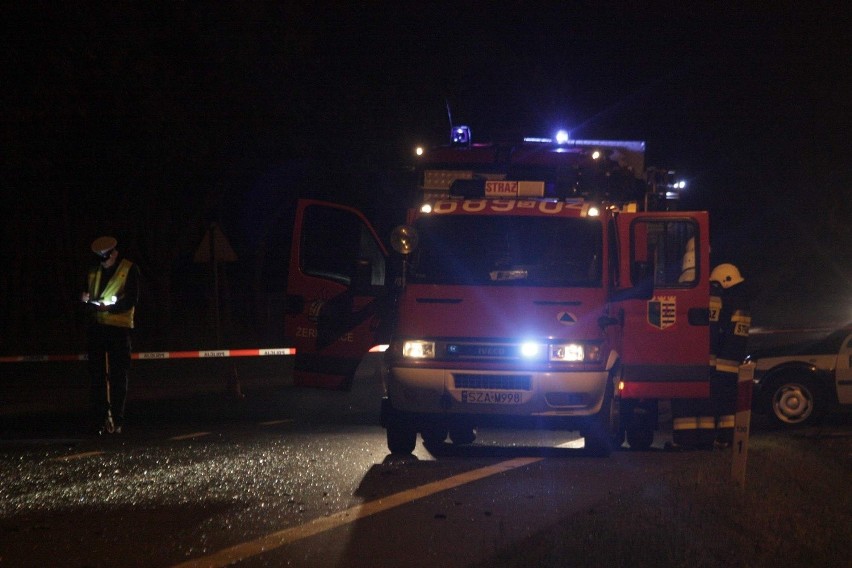 Wypadek w Zawierciu-Żerkowicach: Kierowca zginął na miejscu