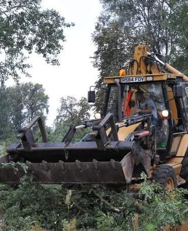 Praca wre, a teren jest zabezpieczony. Zarówno od strony polskiej, jak i niemieckiej