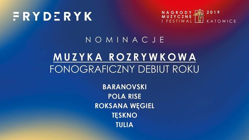 Fryderyki 2019 NOMINACJE. Wielka gala w Katowicach. Kto zgarnie najwięcej statuetek? LISTA NOMINOWANYCH