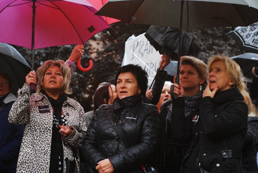 Czarny protest w Bytomiu ZDJĘCIA + WIDEO