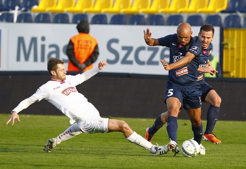 Pogoń - Widzew 1:1. 12 kwietnia 2013