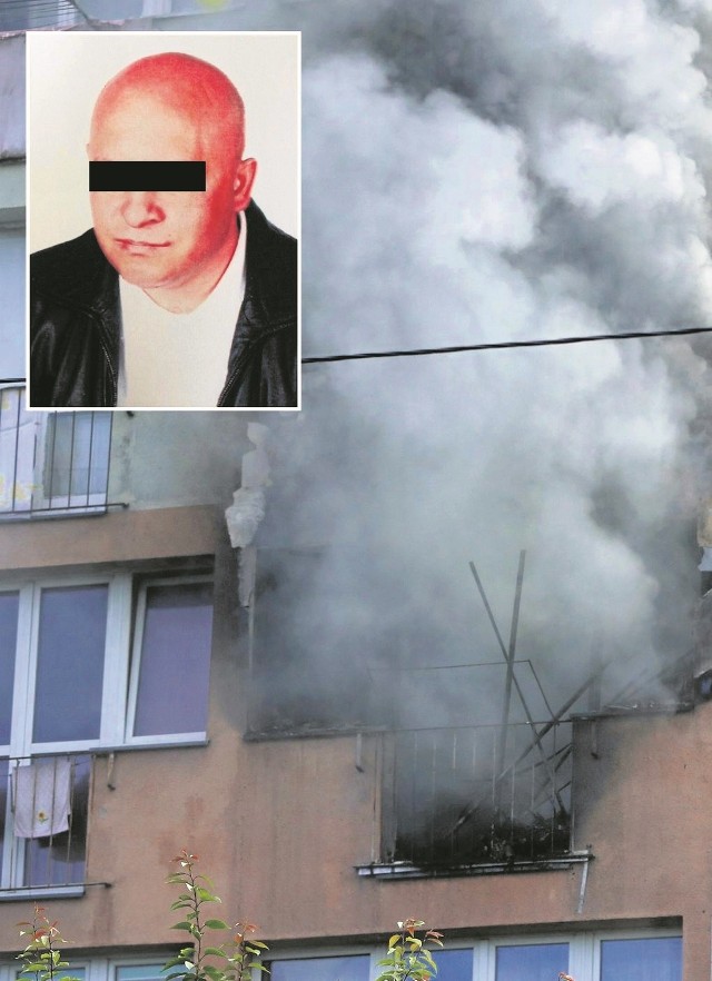 Mariusz P. podłożył ogień na 13 piętrze wieżowca, żeby zemścić się na rodzinie byłej żony