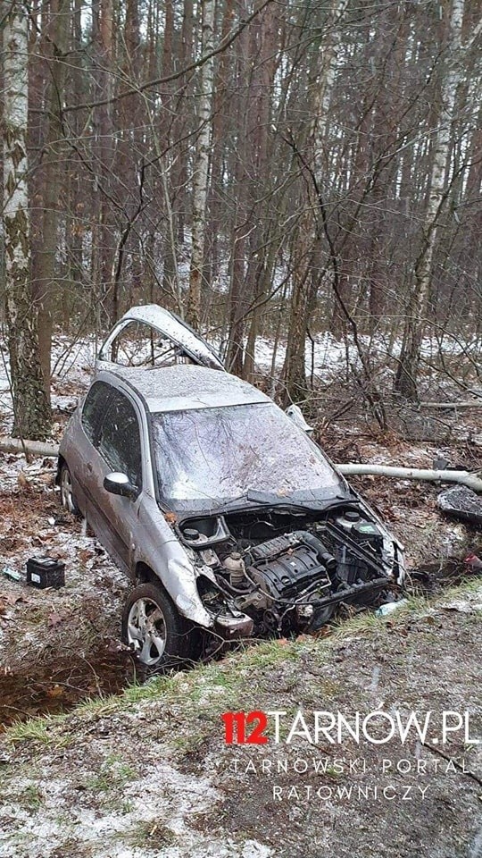 Do wypadku doszło na pograniczu Smykowa i Nowych Żukowic....