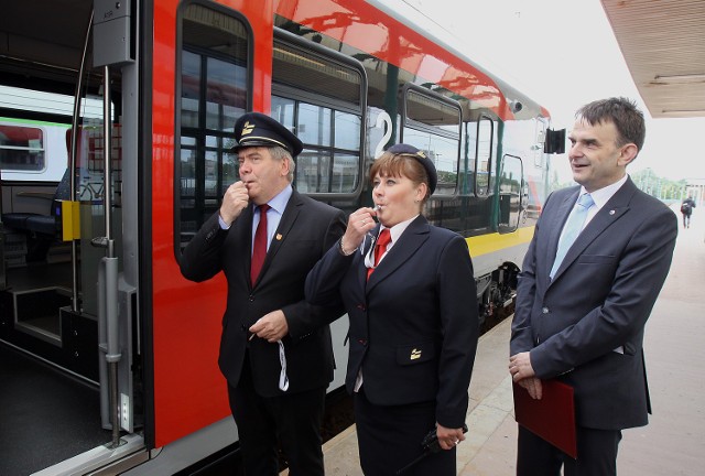 Pierwszy pociąg Łódzkiej Kolei Aglomeracyjnej wystartował 15 czerwca 2014 r.
