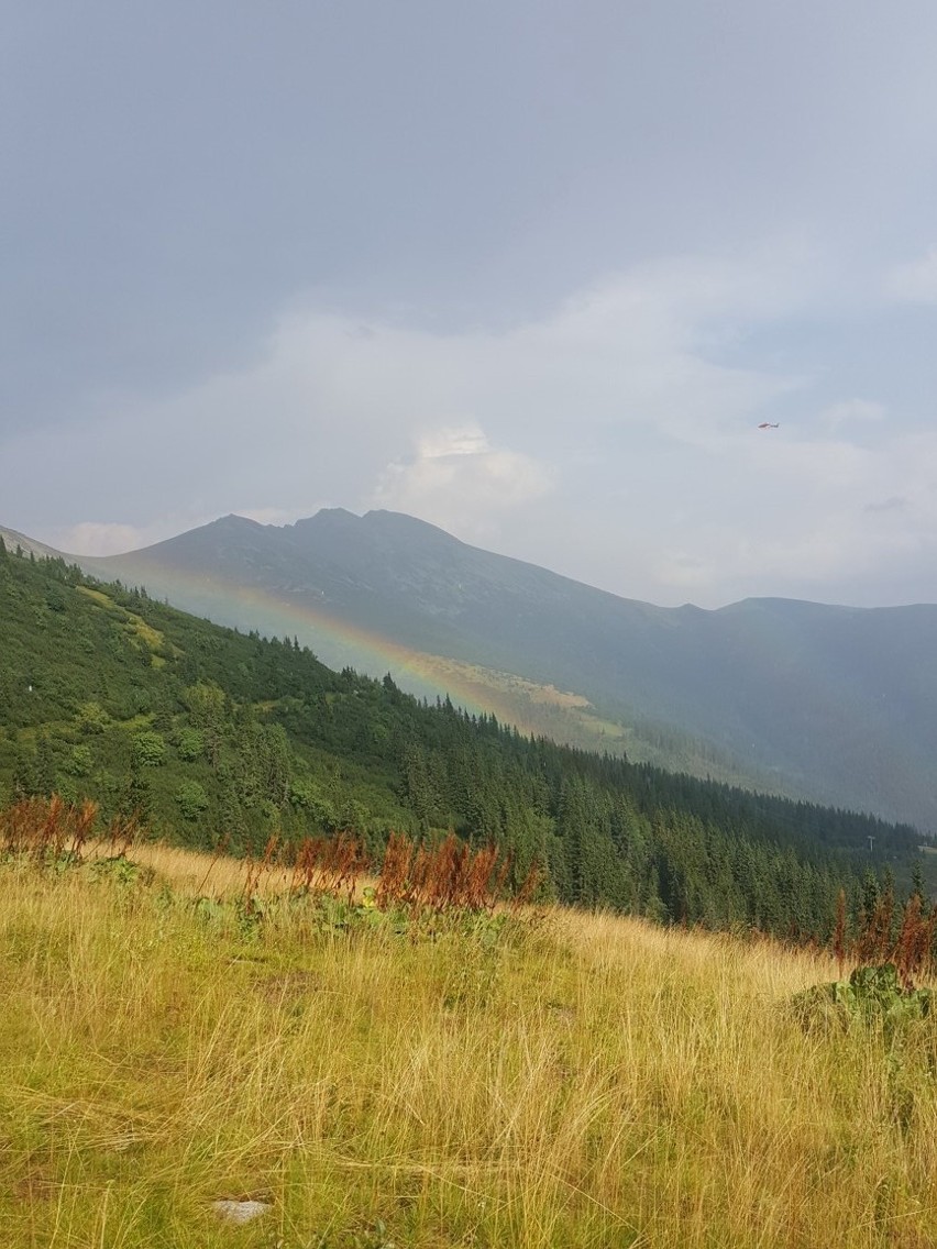 Niżne Tatry Słowackie. Piorun raził czterech turystów [ZDJĘCIA]