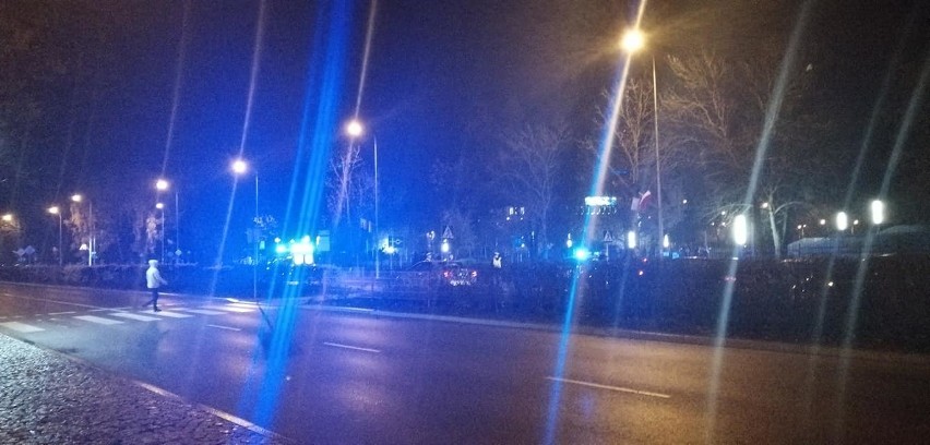 Białystok. 17-latek potrącony na przejściu dla pieszych przez 76-letniego kierowcę hondy [ZDJĘCIA]