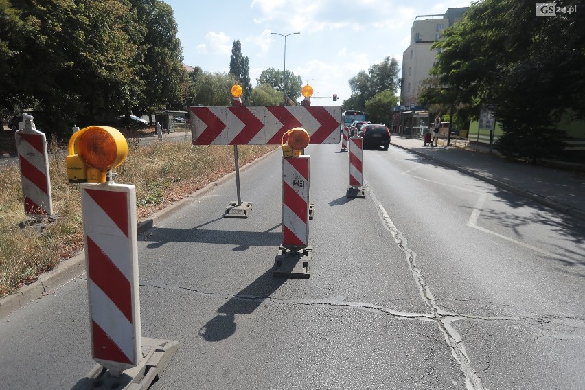 Szczecin: Nowa organizacja ruchu na Santockiej. Rozpoczął się remont ulicy 