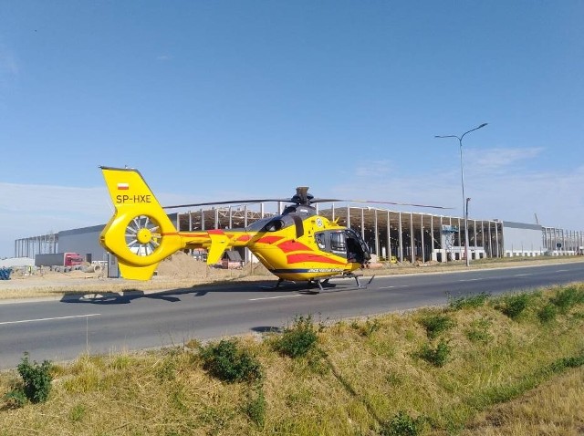 W środę, 7 lipca doszło do wypadku na budowie centrum logistycznego Vida XL we Wrześni. Pracownik spadł z wysokości. Na miejscu wylądował śmigłowiec LPR. Do wypadku doszło ok. godz. 8.