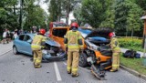 Zakopane. Kolizja w centrum miasta. Są utrudnienia. Policja kieruje na objazdy 