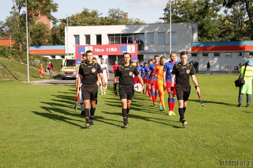 Odra Opole pokonała Raków Częstochowa na stadionie przy ul....