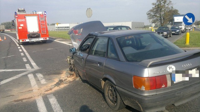 Do wypadku doszło dziś o godzinie 8.40 w Karczowie.