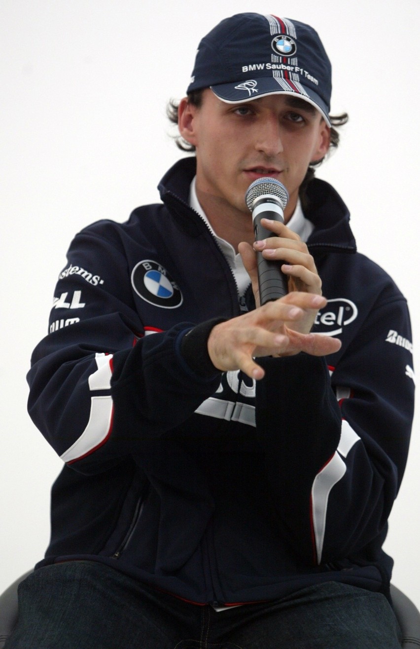 Robert Kubica karierę w Formule 1 zaczynał w teamie BMW...