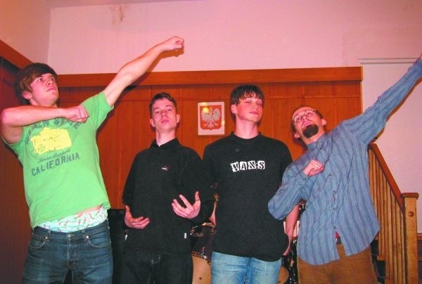 Młodzi i zdolni (od lewej): Wojtek Fidziukiewicz, Marcin Bek, Filip Lisowski i Janek Wyszkowski