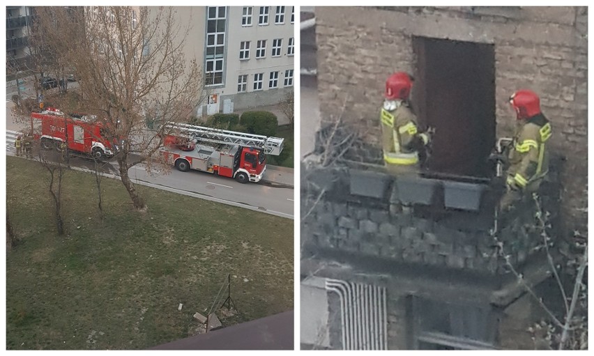 Pożar przy Częstochowskiej w Białymstoku. Mieszkańcy sami...