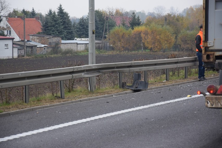 Do wypadku na obwodnicy Gorzowa doszło ok. 9.20.