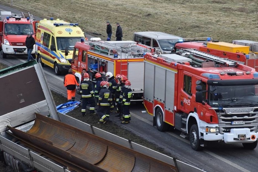 Śmiertelny wypadek na obwodnicy Nowych Skalmierzyc. Samochód...