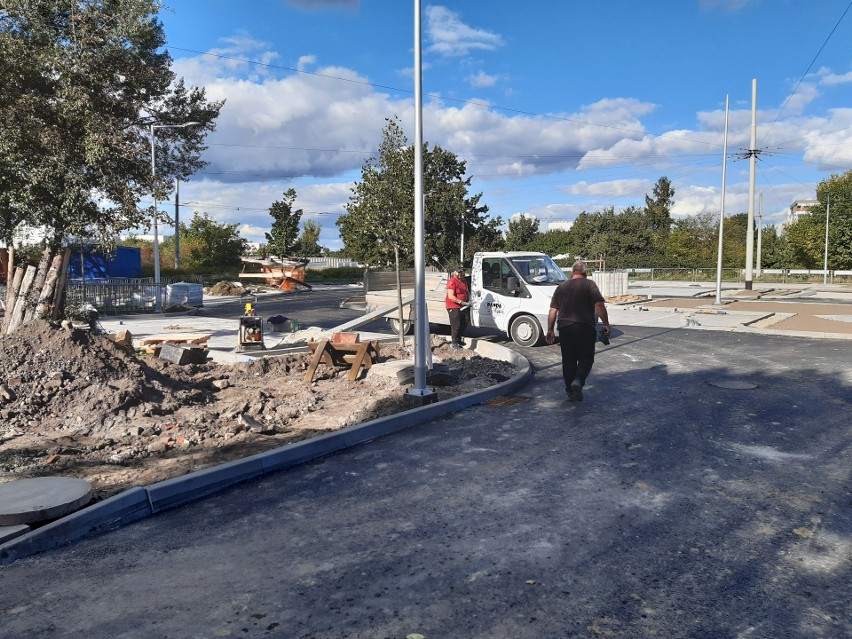 Budowa parkingu park and ride przy pętli tramwajowej Klecina